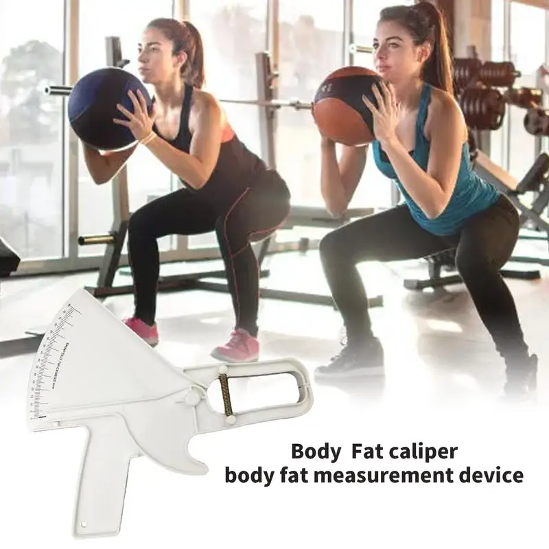 

Body Fitness Measure Tool Skinfold Caliper 0-88mm Body Fat Caliper Professional Portable Double Spring Fat Tape Accurate