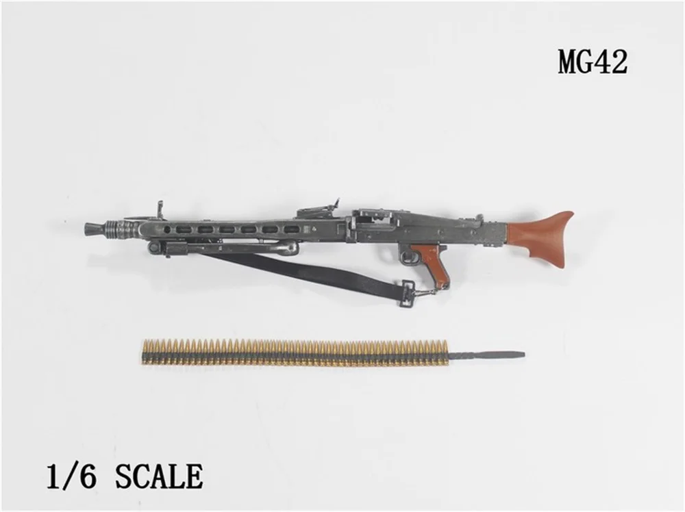 Wwii Serie 1/6th Dml MG42 Machine Gun Pvc Materiaal Kan Niet Worden Ontslagen Model Voor Action Figure Scene component