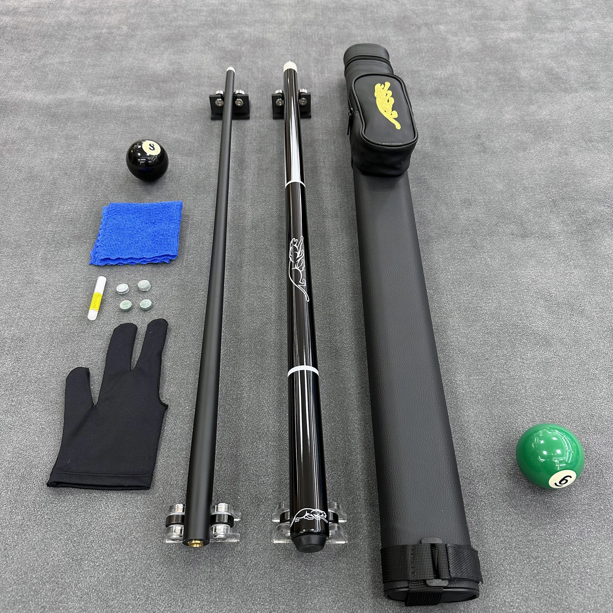 High-Performance Pool Cue Stick with Complete Billiards Accessories Set & Protective Carry Case