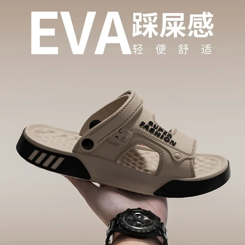 Chinelos de Massagem Masculinos de Verão 2026, Sandálias de Praia para Uso Externo, Chinelos Confortáveis para Uso Interno, Tamancos Aquáticos, Sapatos Casuais, Chinelos de Casa Masculinos