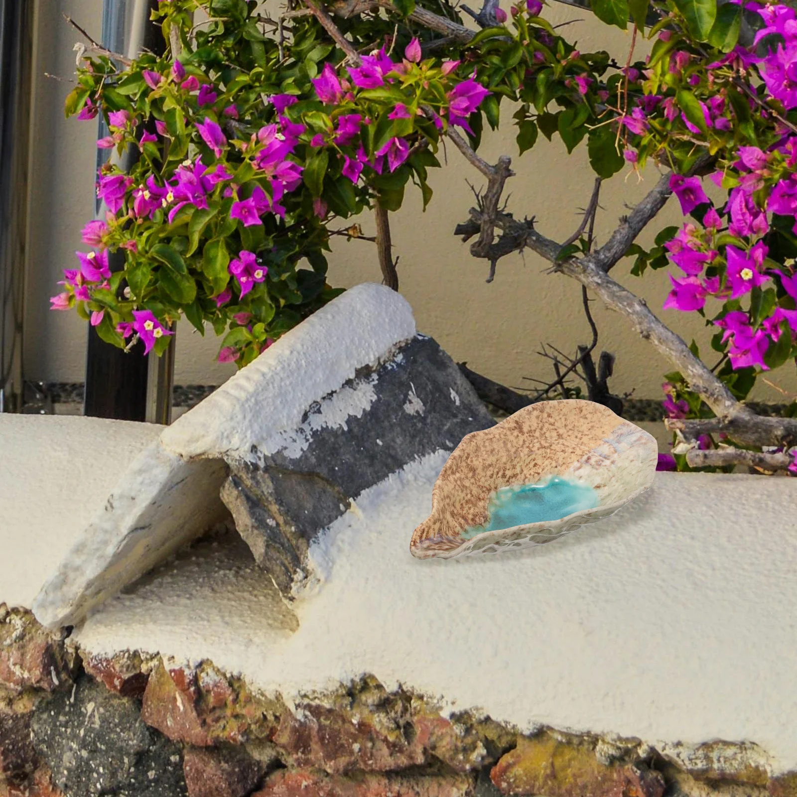 سعة كبيرة السيراميك فراشة المغذية أنيقة في الهواء الطلق طبق المياه النحل صينية تغذية ديكور الحديقة فراشة المغذية