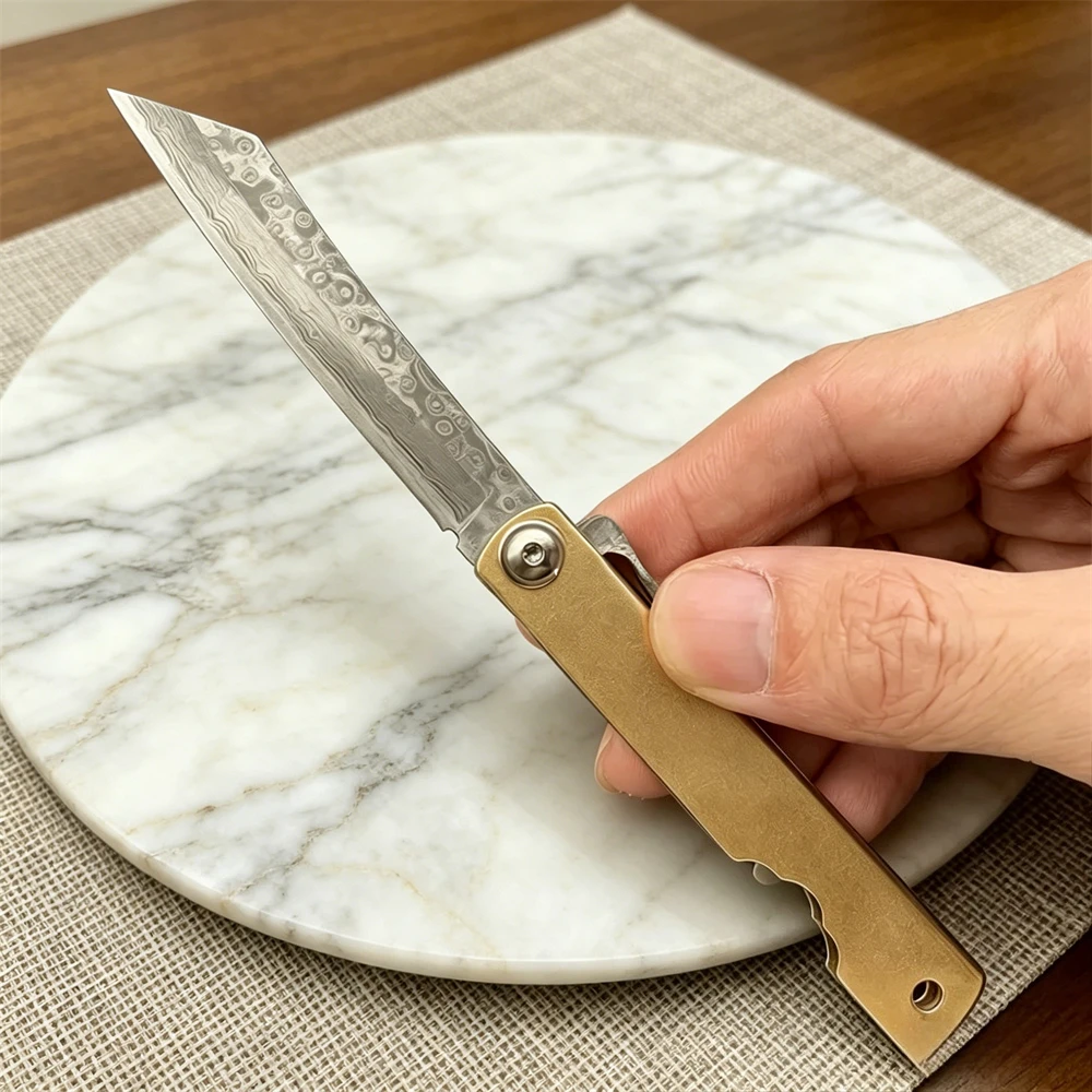Woodworking In Japan - Higonokami Japan VG10 Damascus Steel Knives