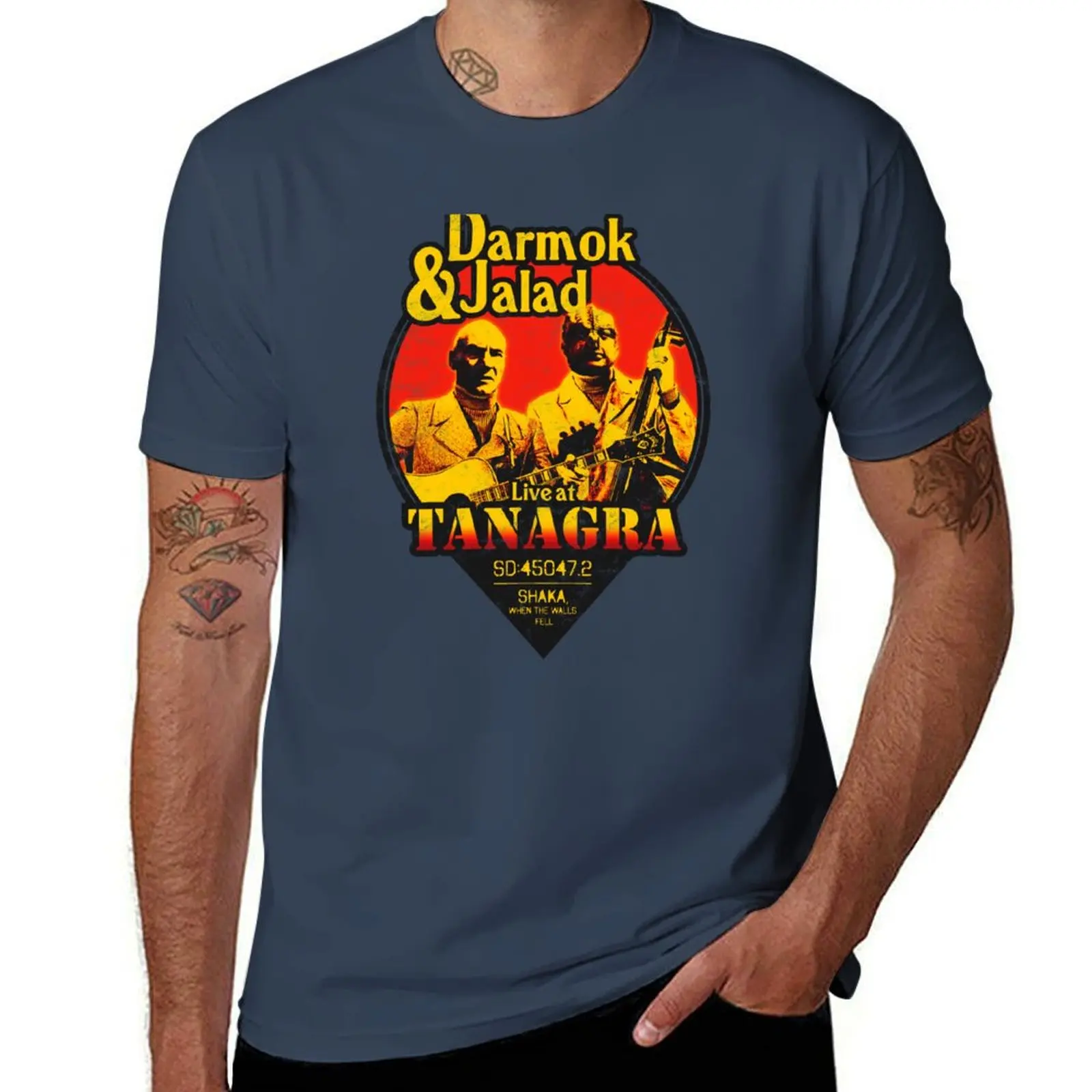 

Darmok and Jalad at Tanagra T-Shirt anime anime clothes fashion shirts rapper graphic tees Men's t-shirts