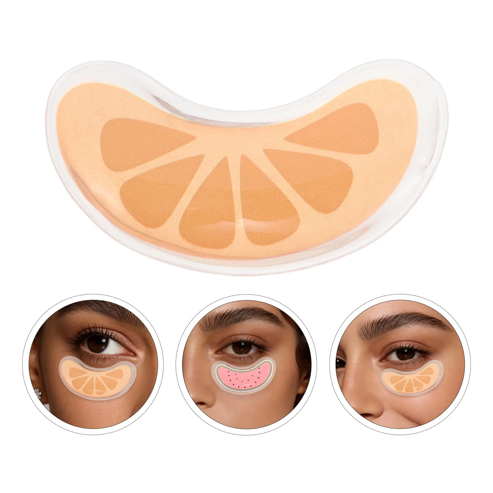 

6 пар многоразовых охлаждающих гелевых патчей для век: мгновенный холодный компресс, успокаивающая маска, ледяной пакет от отеков и темных кругов под глазами