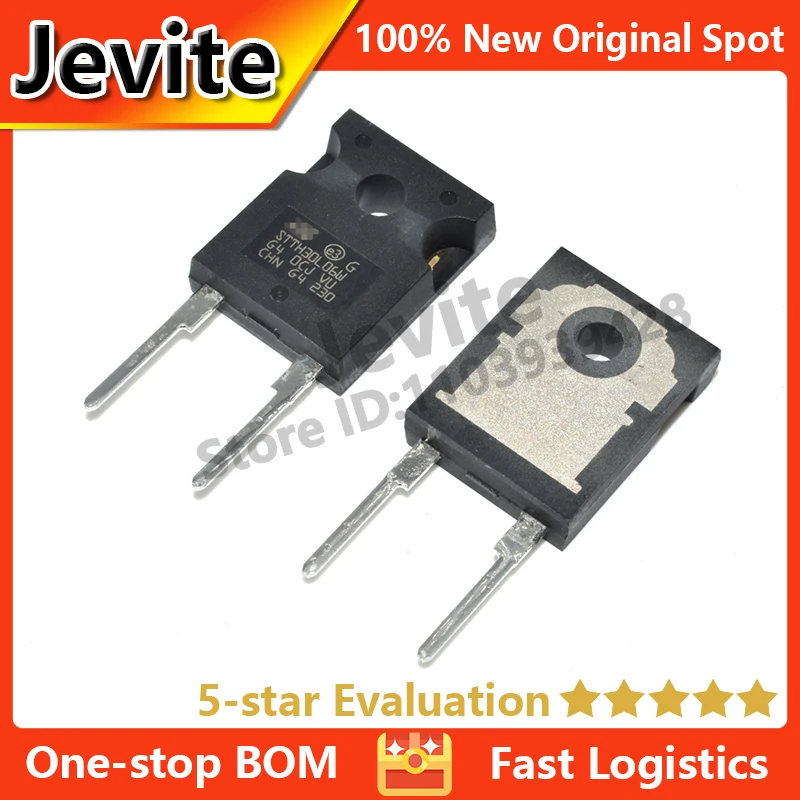 

Jevite 100% New Original electronics Controller 10-50 units/lote STTH30L06W TO-247 600V 30A Diode transistor