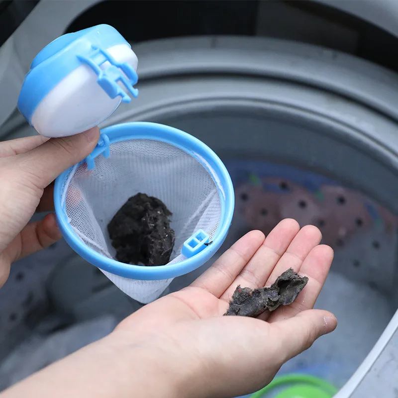 1/3PCS Removable Laundry Ball Cleaning Hair Collection Fine Mesh Reusable Washing Machine Special Stirring Filter Washing Balls