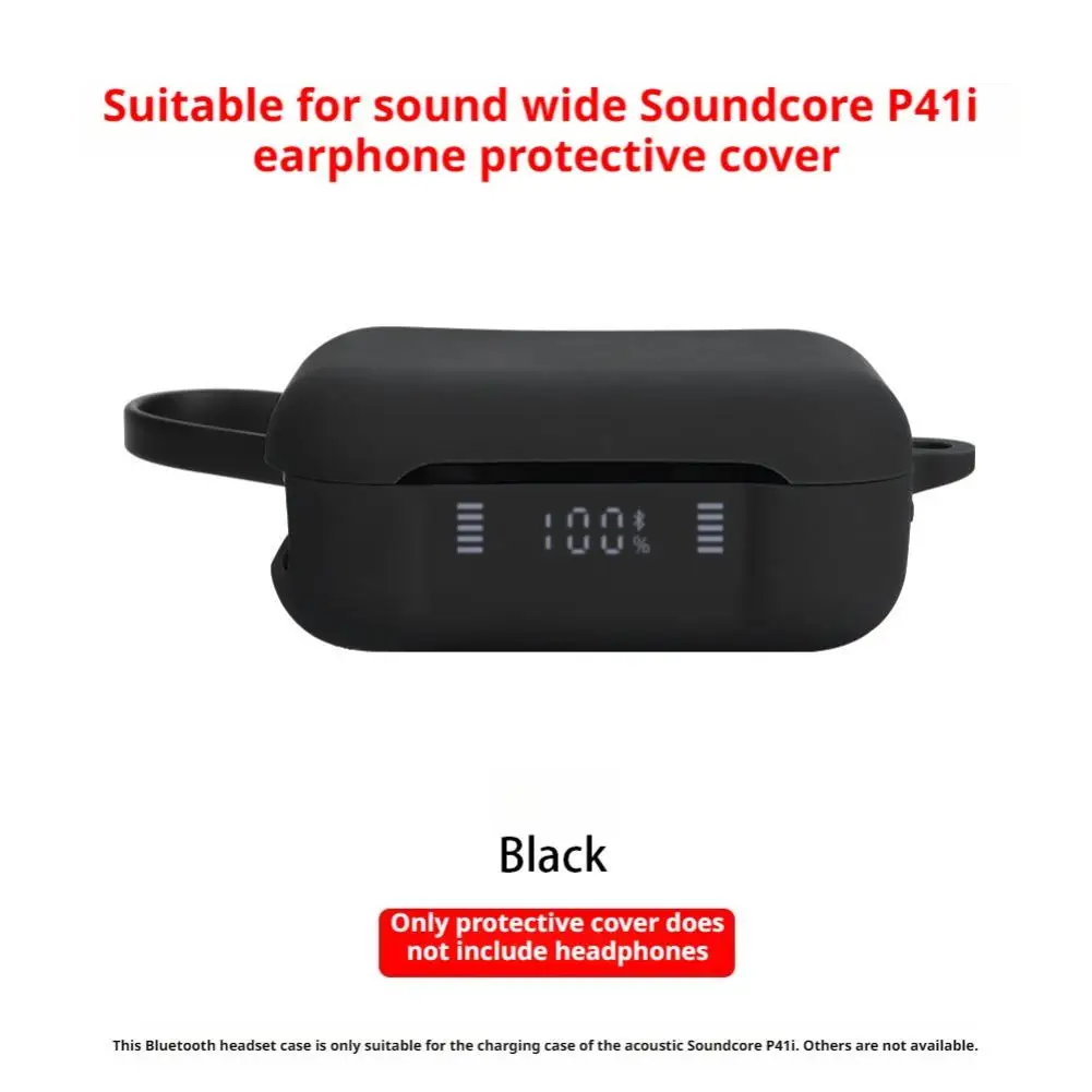 حافظة لهاتف Soundcore P41i سماعة لينة سيليكون الغطاء الواقي للصدمات الجلد شل حامي ل Soundcore P41i اكسسوار L6R7