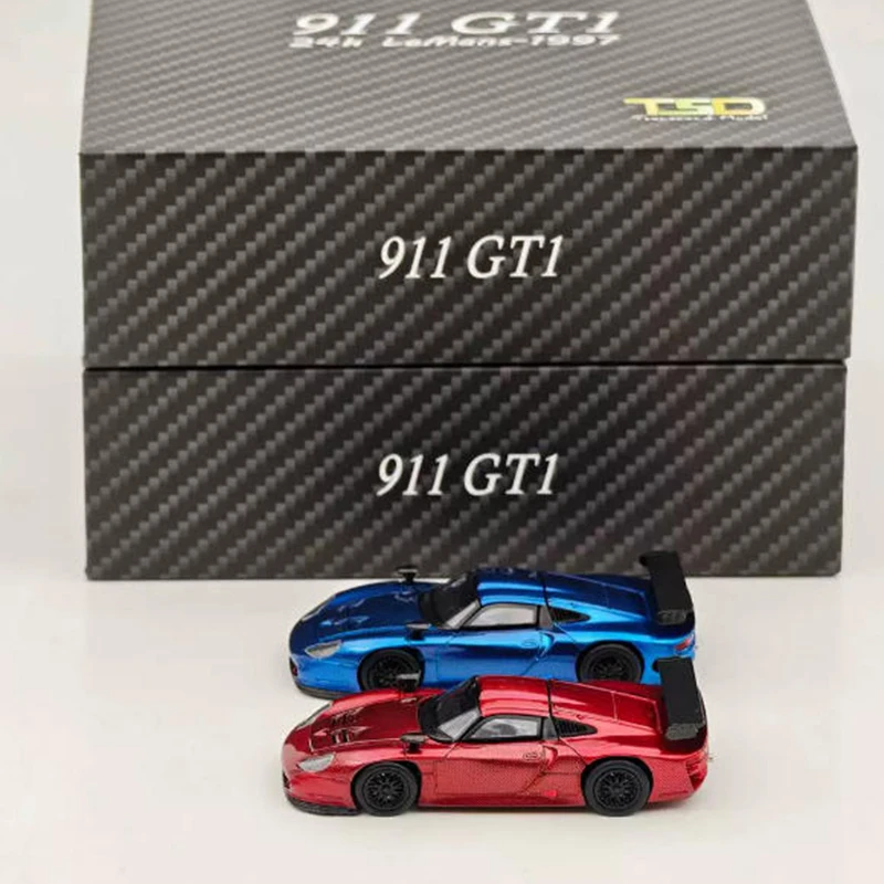 TSD Diecast 1:64 Scale 911 GT1 1997 Alloy Model Simulation Classic