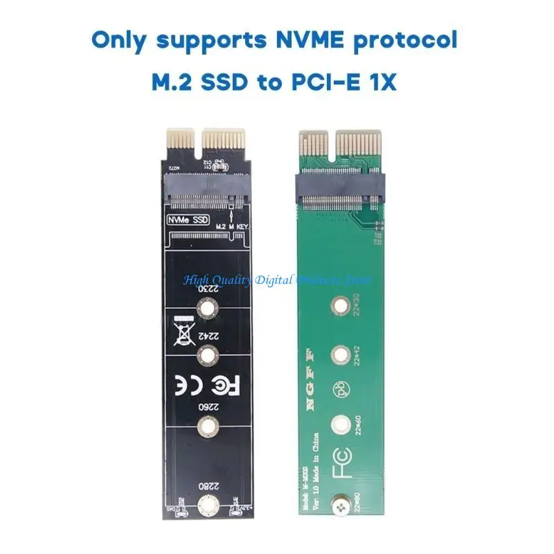 

U2JE PCIE to M.2 Adapter NVMe SSD M.2 PCIE Riser PCI-E PCI-Express Connector