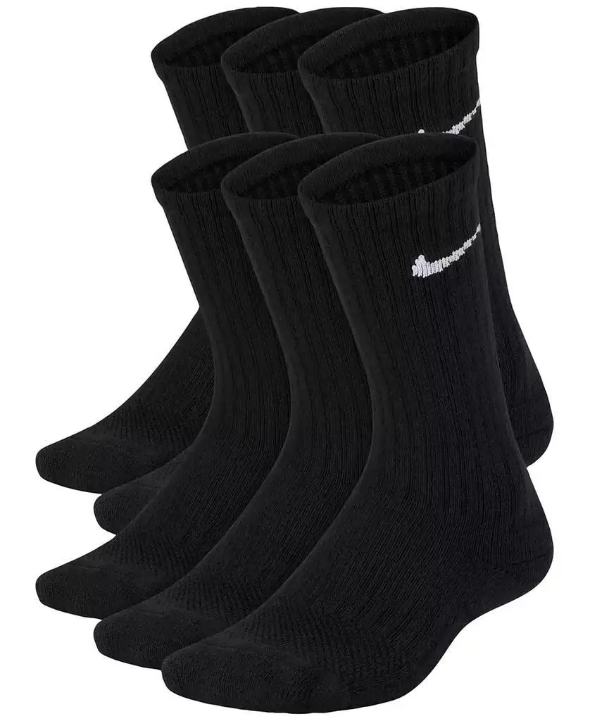 Nike | Big Kids' Cushioned Crew Socks, 6 Pairs