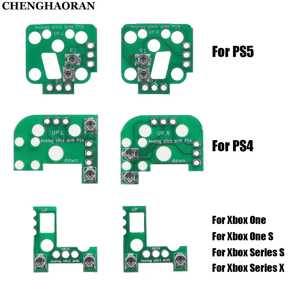 

1Pair For PS4 PS5 Xbox One Slim Seires Controller L R Analogue Joystick Reset Calibration Calibrate Resistance Drift PCB Module