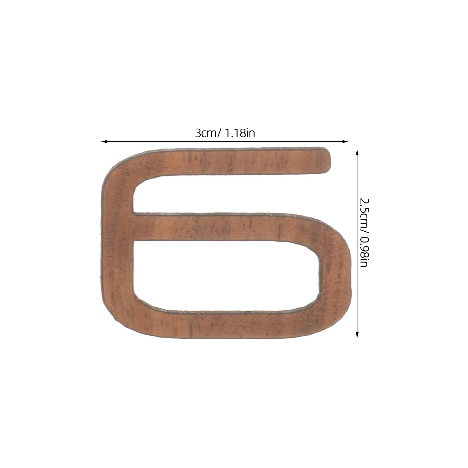 1Set Clock Numerals DIY Kit Sturdy Wooden Replacement Digital Numbers for Wall Clock Making Repair Accessories - view 3