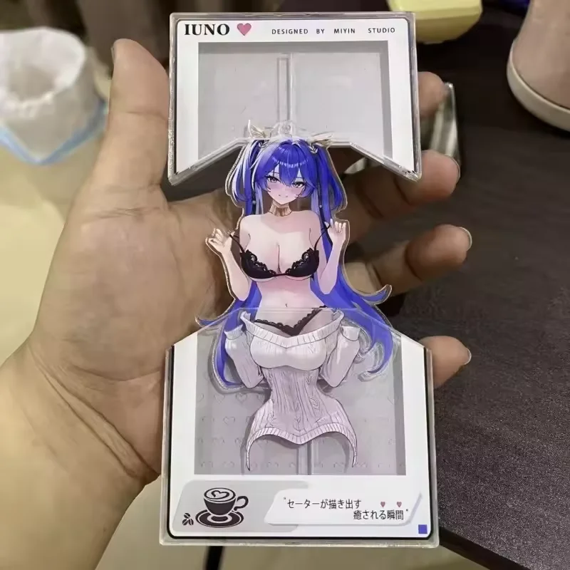 Wuthering Waves Model Plaat Iuno Outfit Verander Figuren Acryl Karakter Ornament Plaat Desktop Decoratie Fans Brithday Gifts