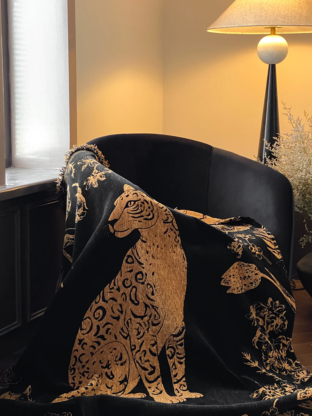 

Осенне-зимний винтажный плед с бахромой из бархата для дневного сна, накидка на плечи, декоративное покрывало для дивана в гостиной, полиэстер, вязаное.