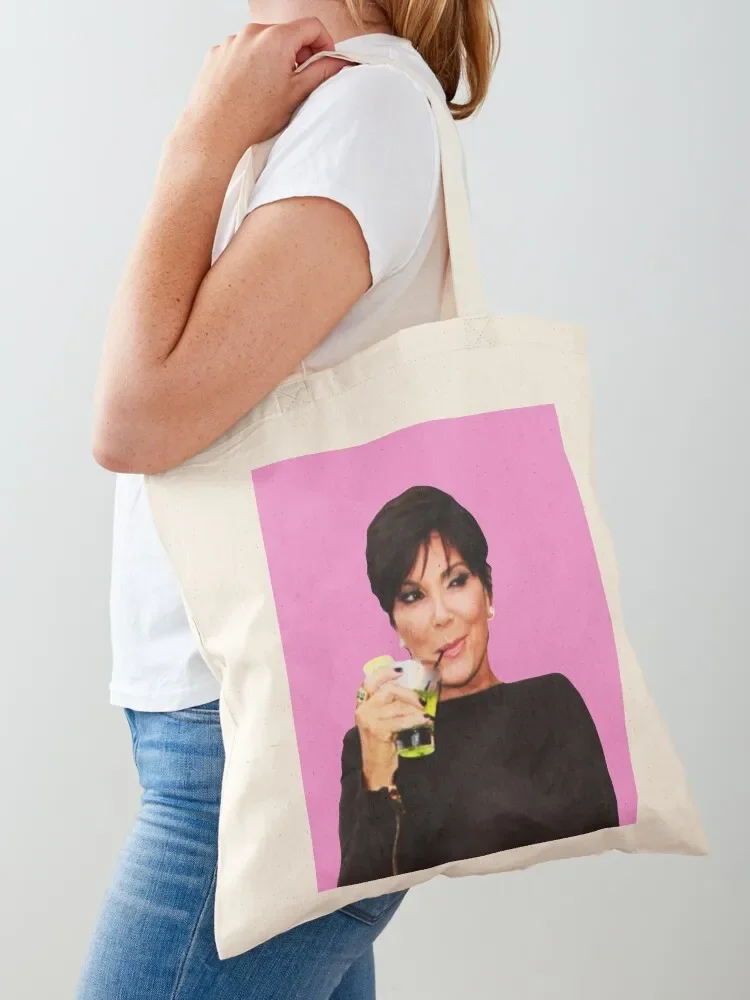 Bolsa de mano Kris Jenner, bolsas de compras reutilizables, bolsa de tela para mujer, bolsas de señora, bolsa de compras portátil