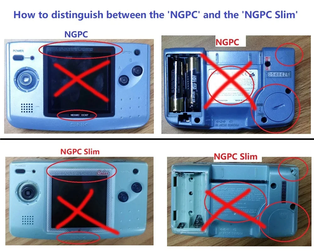 8 Color Super OSD Menu DIY Retro Pixel IPS LCD Screen Kit For SNK Neo Geo Pocket NGP Black/White LCD Screen view 5
