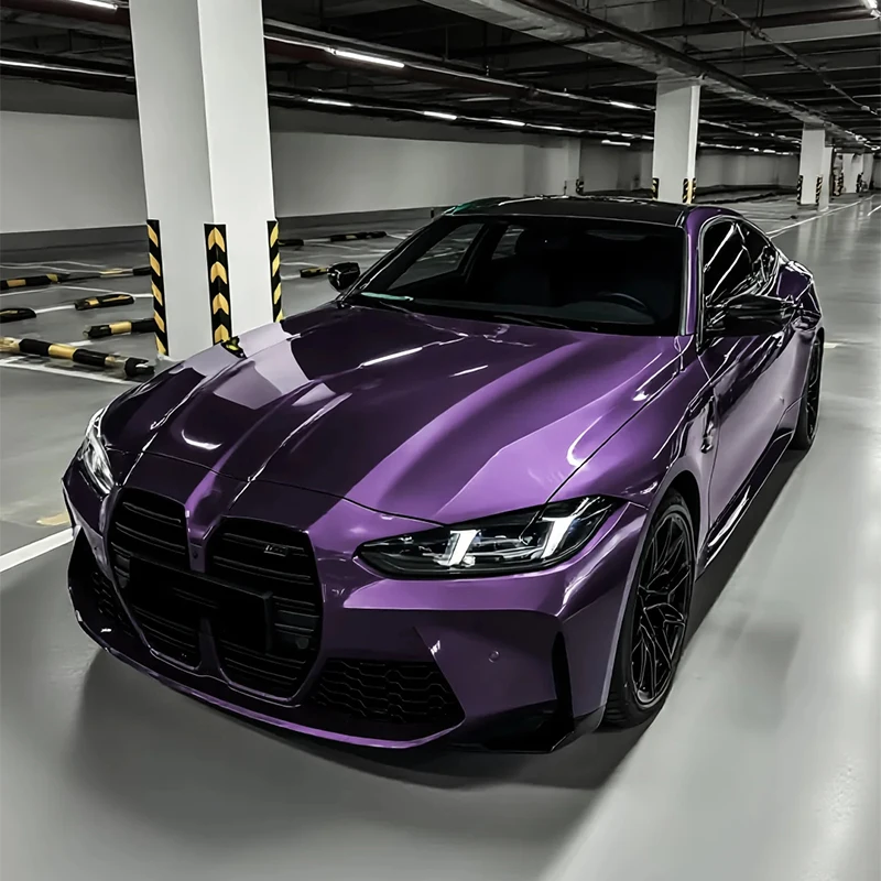 PESAFILM Hot Selling Midnight Purple TPU Vinyl Paint Protection Film Gloss Metallic Body Wrap Cars TPU Self-Healing PPF FILM
