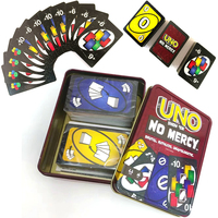 Newest Uno No mercy Game Board Games UNO Cards Table Family Party Entertainment UNO Games Card Toys Children Birthday Christmas