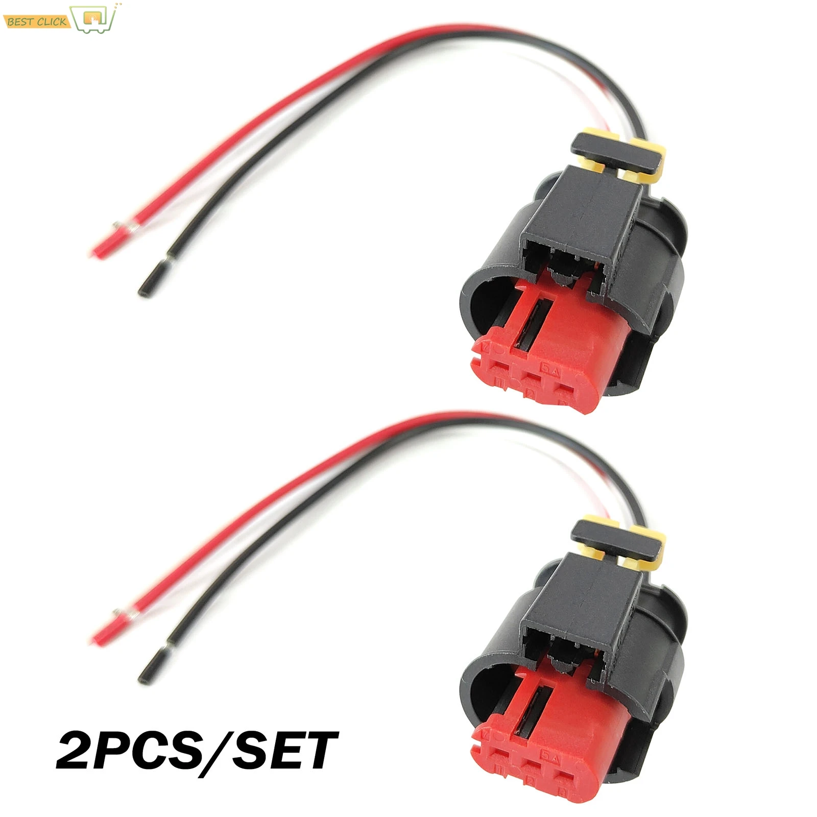 2Pcs 3-Pin Ignition Coil Connector Wiring Pigtail Repair For Jeep Renegade Opel Vauxhall Combo D 71752816