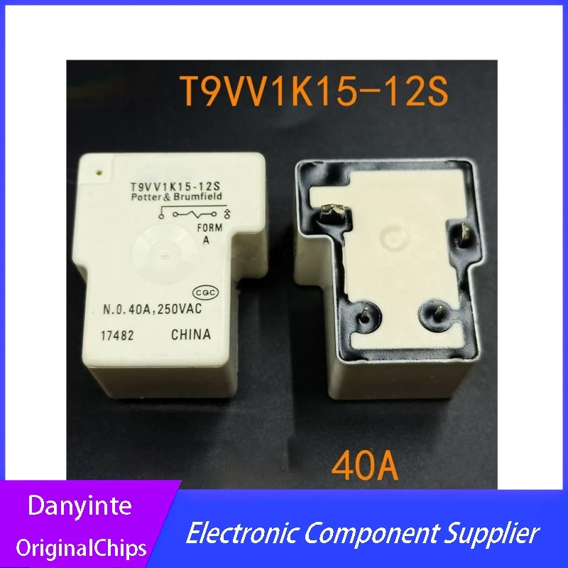 1PCS   New T9VV1K15-12S  40A 4PIN