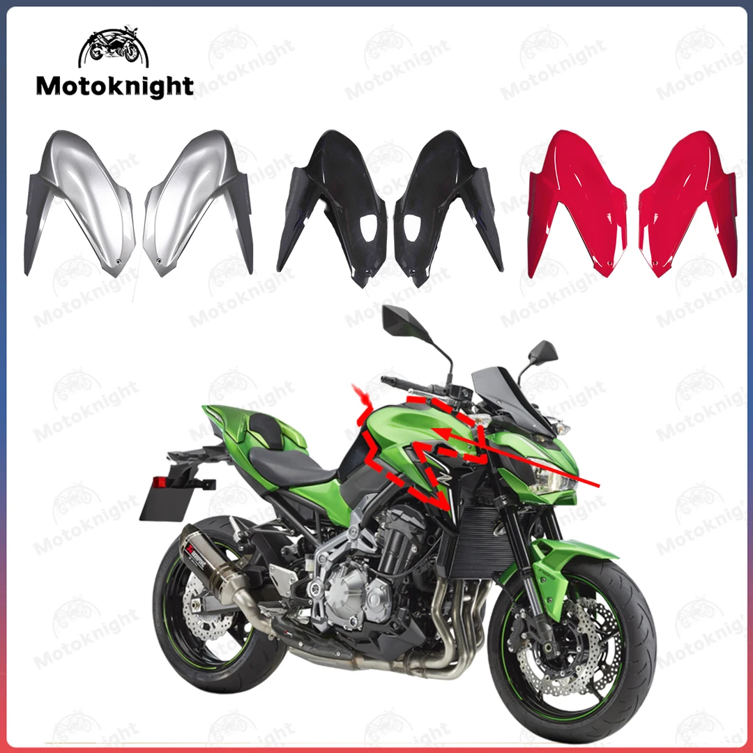 

New ABS Plastic Motorcycle Fairing Kit Fit For KAWASAKI Z900 ER900 2017 2018 2019 Front Fuel Tank Cover Replacement Parts‌