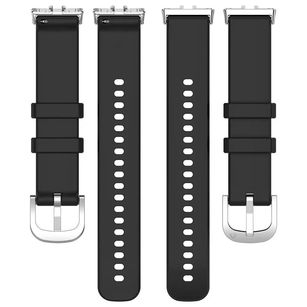 부드러운 실리콘 스트랩 스틸 버클 교체 스포츠 밴드, 삼성 갤럭시 핏 3 스마트 액세서리, 1 개
