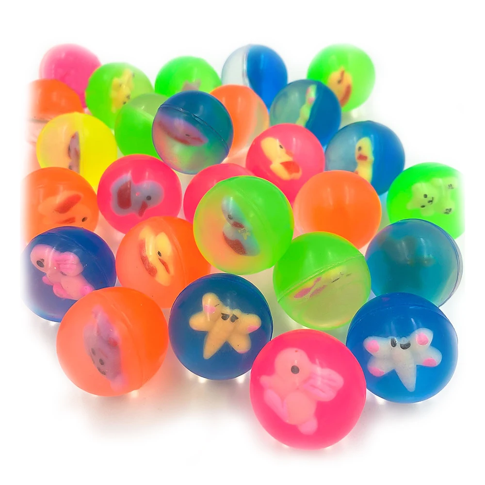 5pcs Kids Mini Rubber Bouncy Ball Bouncing Balls Water Play Bath Toys   Super Bouncy Superball Elastic Toy Game Party Gifts