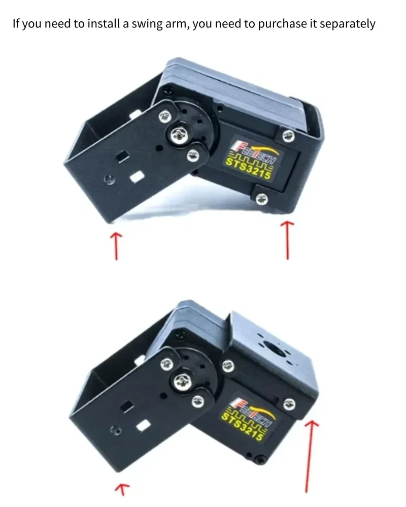 6Pcs STS3215 Smart Servo 12V 30KG High Torque TTL Serial Bus Robot Servo Motor Compatible with Feetech SO-ARM100