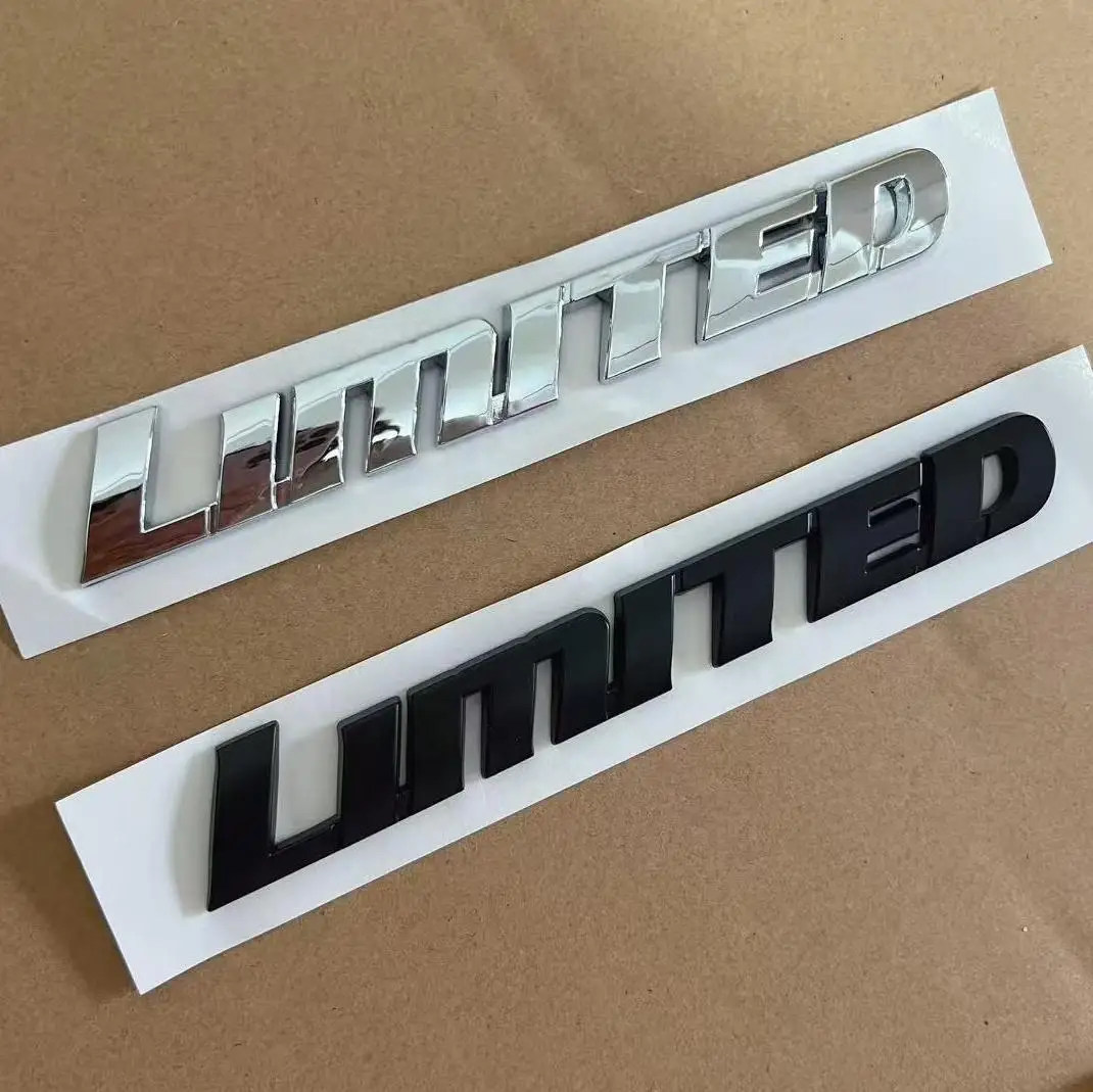 1X emblema Universal de edición limitada para coche, pegatina decorativa para carrocería de coche, insignia para maletero de coche 3D, pegatina ABS, accesorios exteriores para coche
