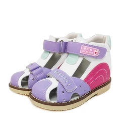 Boys Girls Sandals Summer Children Orthopedic School Shoes Kid Toddler Leather Correct Flatfeet Footwear 2 to 8 Years