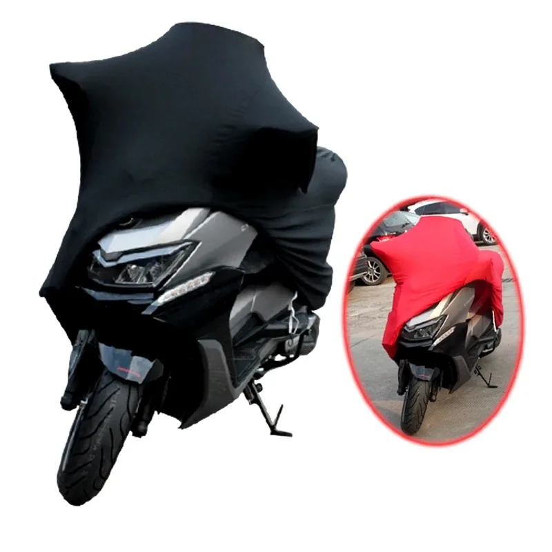 

Universal Motorcycle Covers UV Protector Cover Indoor Outdoor 2 Colors Bike Motor Scooter Dustproof Cover Elastic Fabric M-4XL