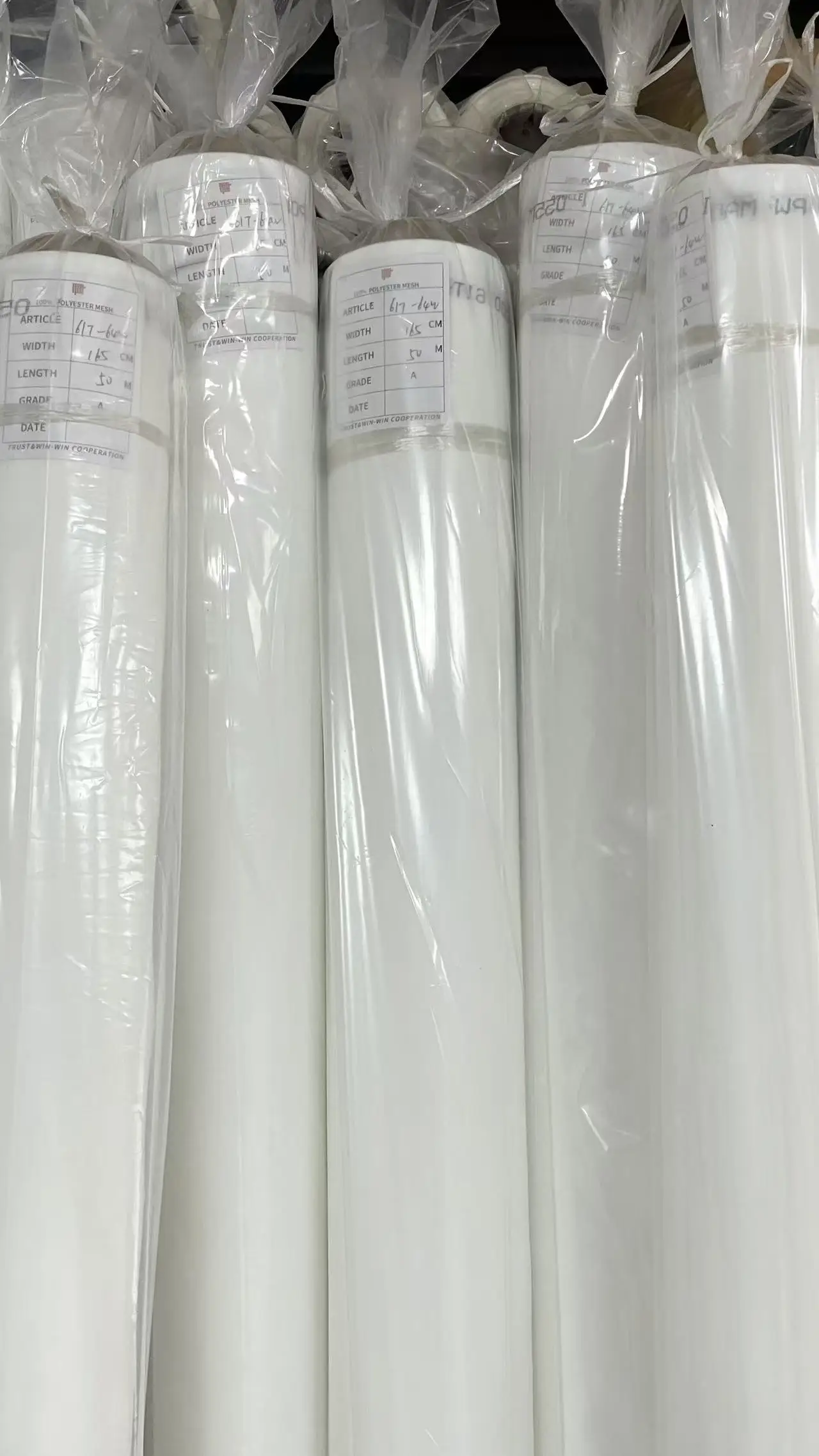 

61T - 64W - 165CM Polyester Screen Printing Printing Mesh, Printing Consumables Mesh Screen