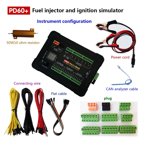 Imagen 2 del producto Simulador de encendido por inyección de combustible PD60+, plataforma de mantenimiento ECU, equipo de prueba para placa de ordenador de vehículo diésel de gasolina