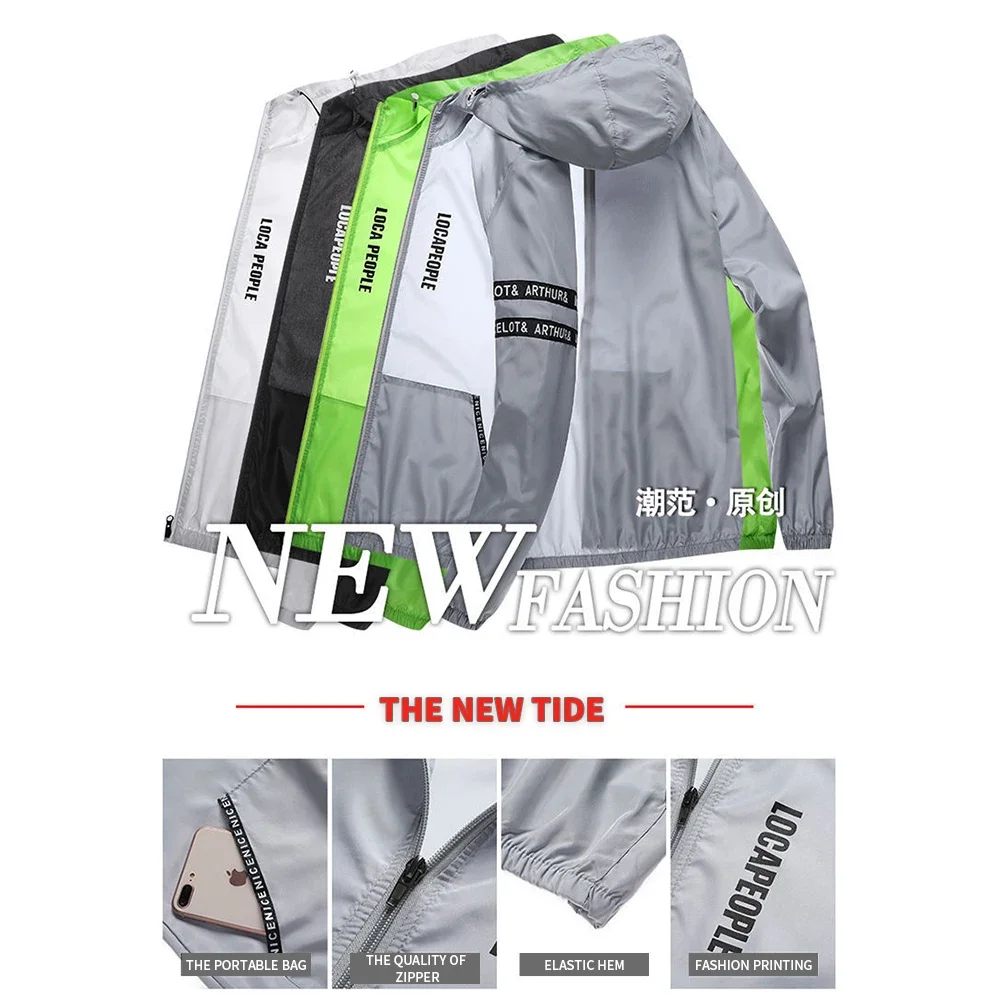 Men’s Light Jacket UV Protection Full Zip Long Sleeve Sun Shirts for Men Outdoor Sports Fitness Running Training Fishing 2 Men's Light Jacket UV Protection Full Zip Long Sleeve Sun Shirts for Men Outdoor Sports Fitness Running Training Fishing 2