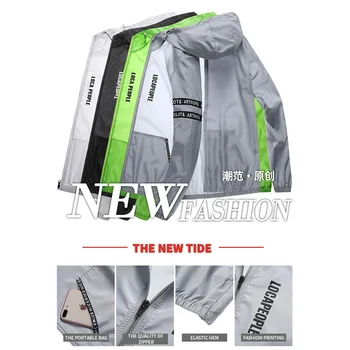 Men's Light Jacket UV Protection Full Zip Long Sleeve Sun Shirts for Men Outdoor Sports Fitness Running Training Fishing 2 Men's Light Jacket UV Protection Full Zip Long Sleeve Sun Shirts for Men Outdoor Sports Fitness Running Training Fishing 2