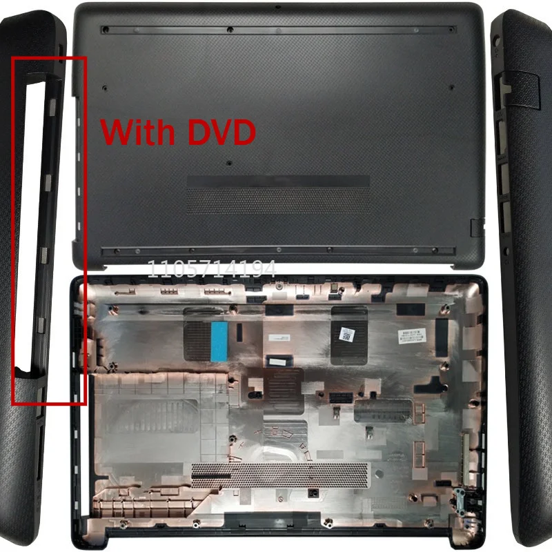New For 15-DA 15-DB 15-DX 250/255 G7 TPN-C135 TPN-C136 Bottom Case / DVD Lower Case / Base Cover Various color selection