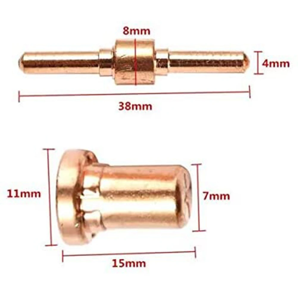 Imagem -05 - Consumíveis de Corte Tocha de Cortador de Plasma Corte de Ajuste 40 50 Pt31 Lg40 110 Pcs