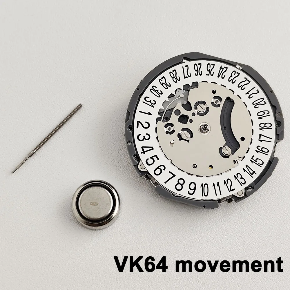 

Japanese quartz movement VK64vk64A movement FIT for VK64 dial VK64 pointer assembly watch assembly accessories