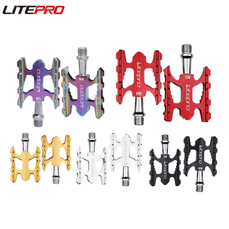 Litepro MTB Road BMX Bike Non-slip K3 Pedal Sealed Bearing Aluminum Alloy For Brompton Fnhon Bicycle Universal Pedals