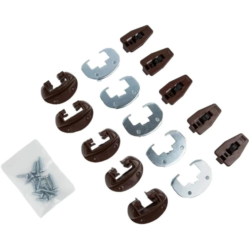 

5set Drawer Track Guides and Glides Furniture Part for Center Mount Drawer