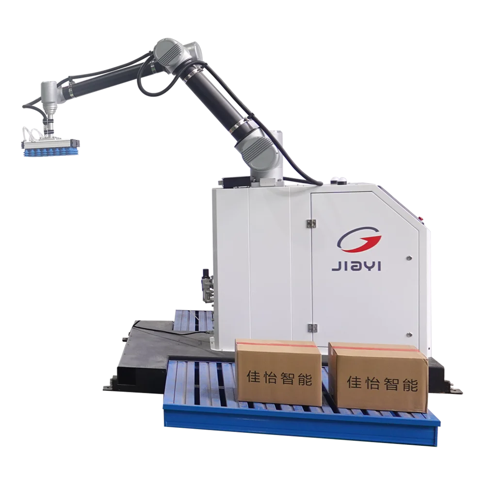 Custodia automatica per sacchetti di prelievo Custodia per scatola di cartone Robot Palletizer Robot Palleting Machine Robot impilatore