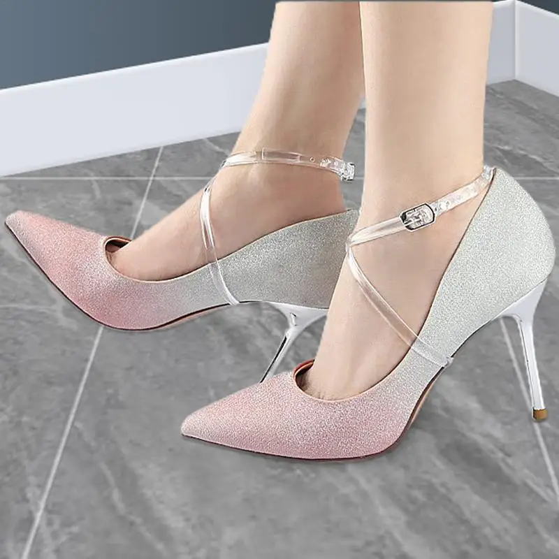 Clear Strap Heels Transparent Shoelace Elegant Shoe Straps Ankle Straps Stable Secure Shoe Straps For Loose Shoes Classic