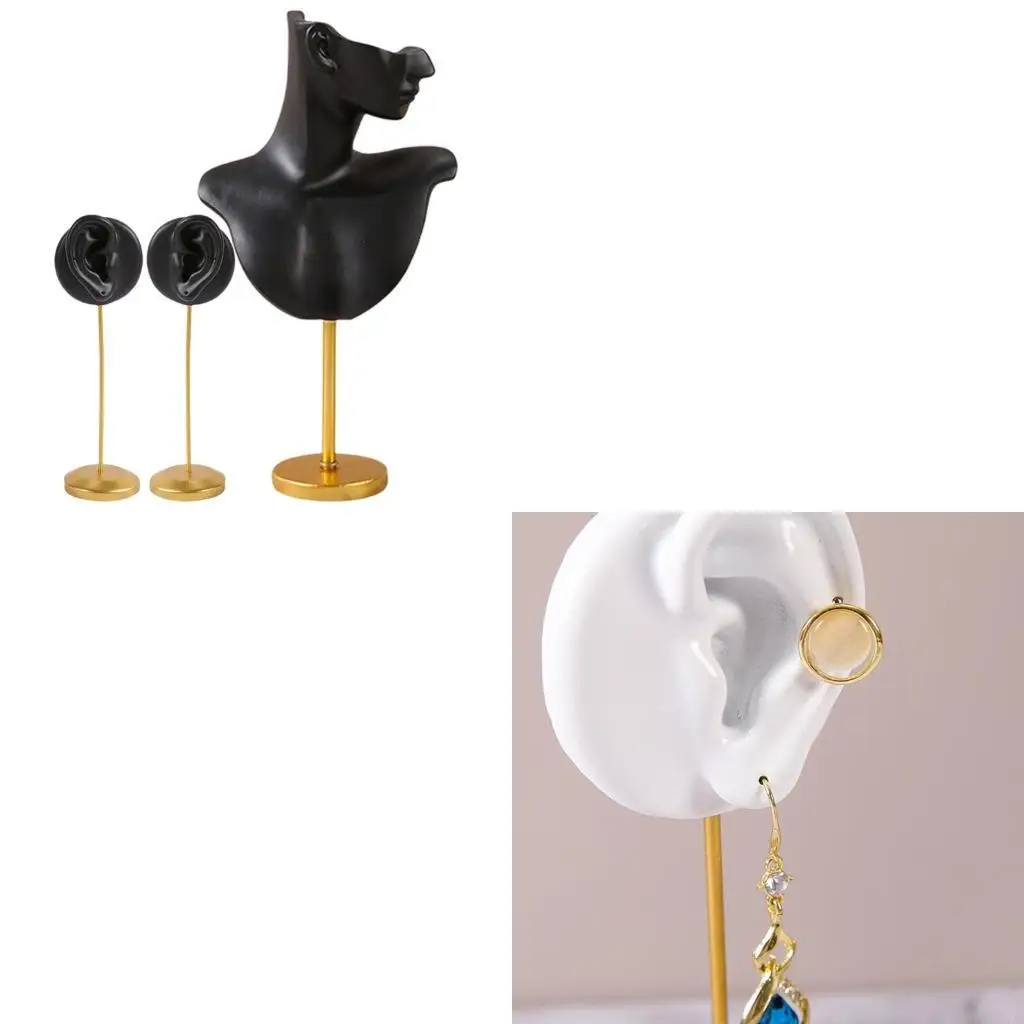 

Stylish Resin Accessory Display Rack Portable for Necklaces Pendants Earrings