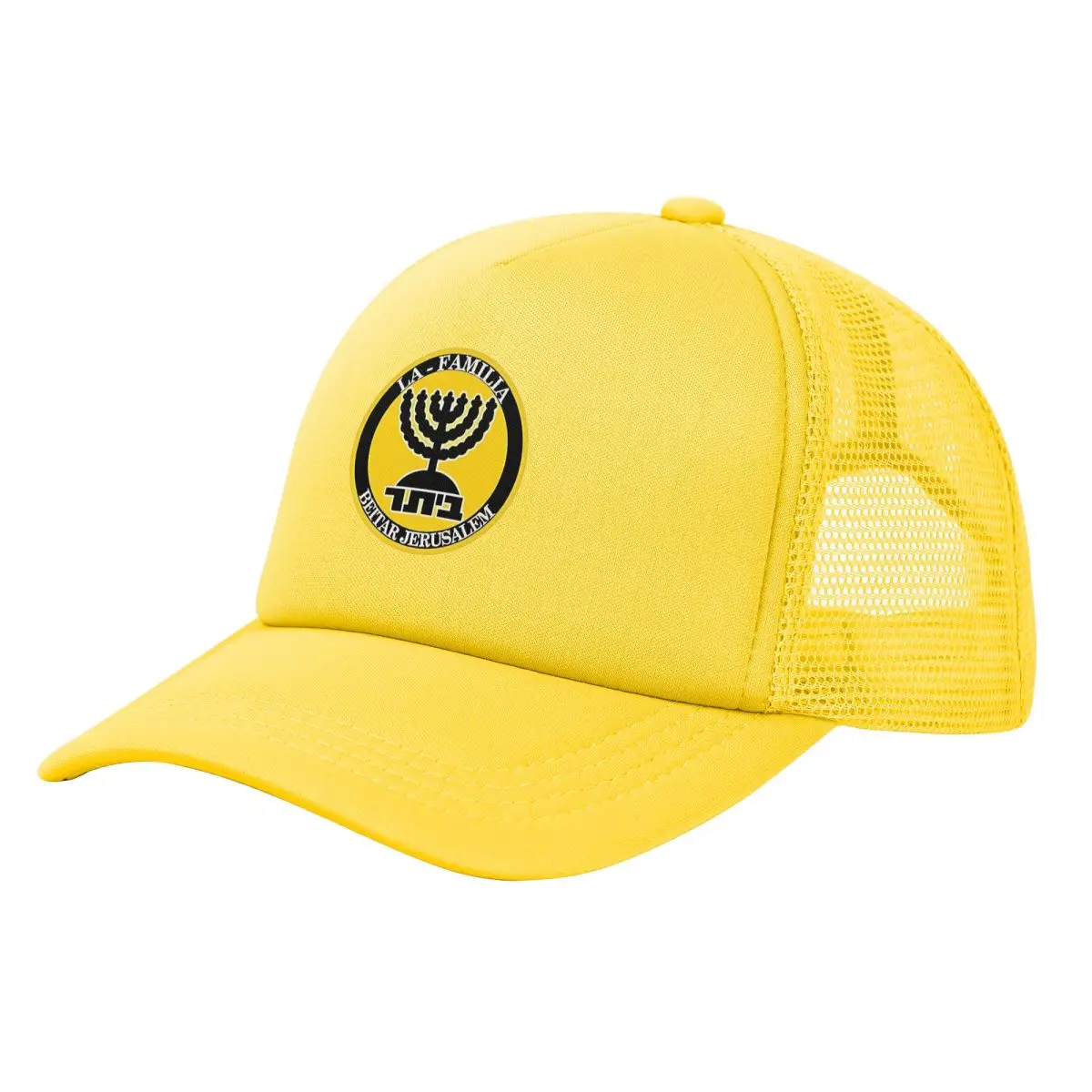 La Familia Beitar Jerusalem Mesh Baseball Caps Adult Retro Trucker Worker Hats Adjustable Summer Sun Caps