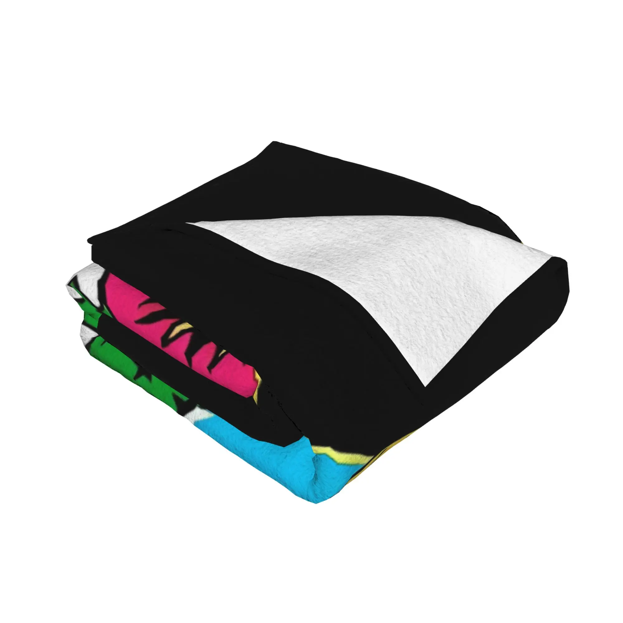 1PC Classic Albert Hoffman LSD Bicycle Day home room decorations Winter Blankets for Adults Bedding Home Interior Sofa Knee