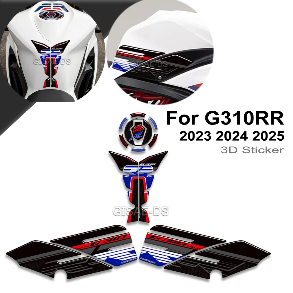 

Motorcycle For BMW G310RR G310 RR G 310 RR Tank Pad Grips Kit Knee Fairing Fender Protector Stickers Decal 2023 2024 2025 ﻿