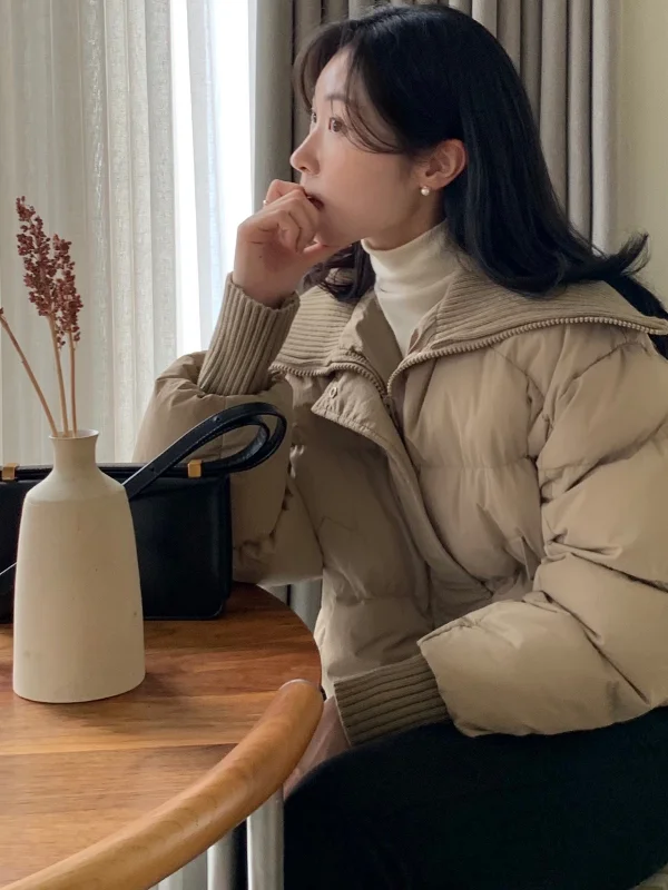 

Faionable Thiened Bread Sle, женское зимнее теплое хлопковое пальто с воротником-стойкой или откидным воротником, китайский бренд