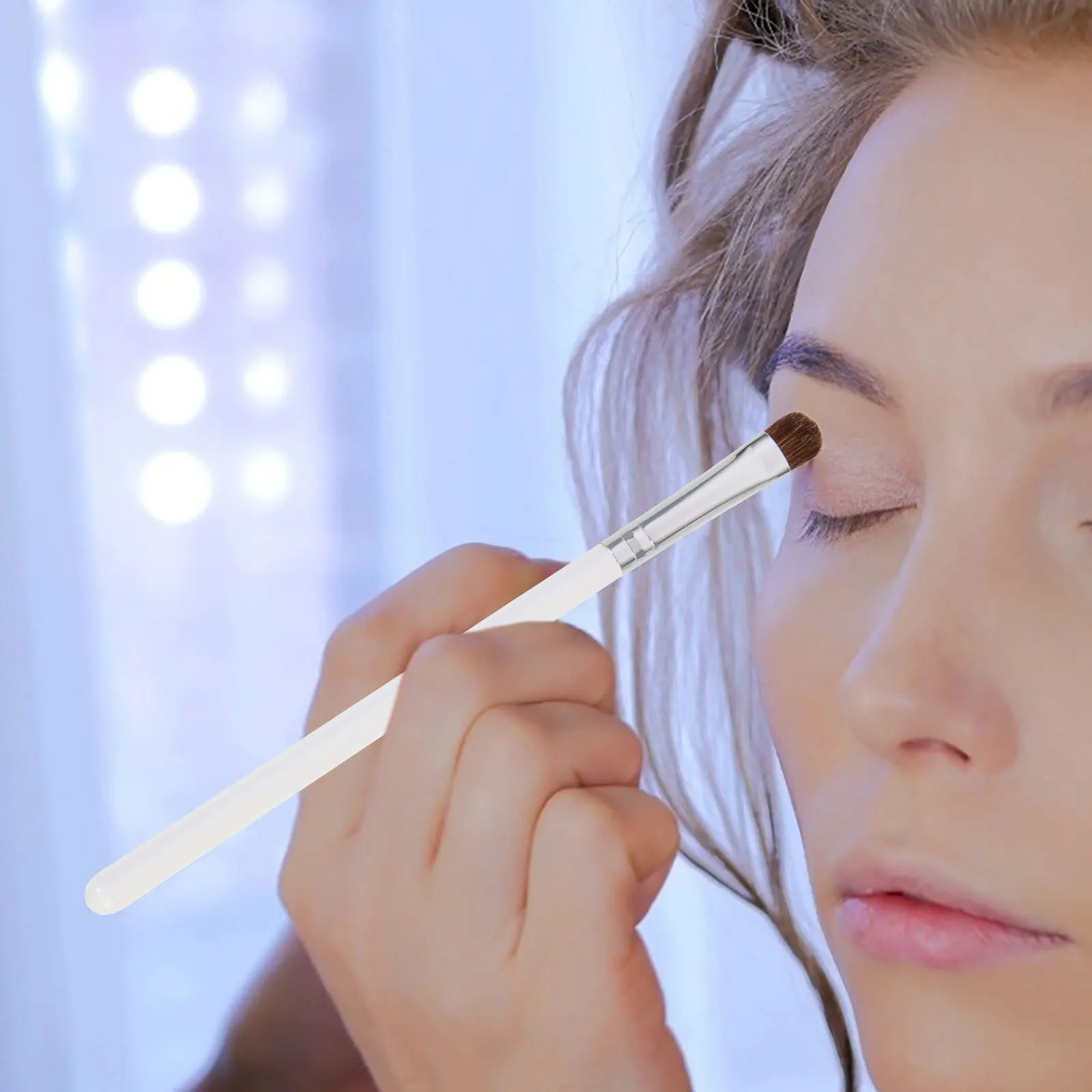 7-delige oogschaduwborstelset Oogborstels Make-up gereedschap Draagbare mengborstelset Make-up cosmetica Cosmetica