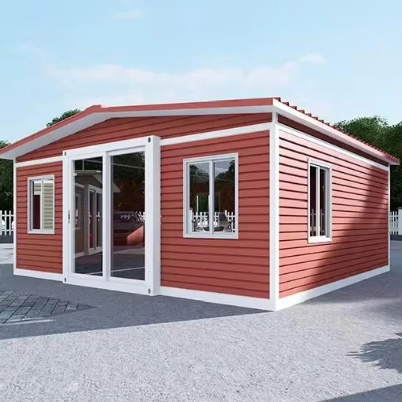 2026 New Design Sandwich Panel Container House and Luxury Mobile Home 40ft 2 3 Bedrooms Waterproof Thermal Break