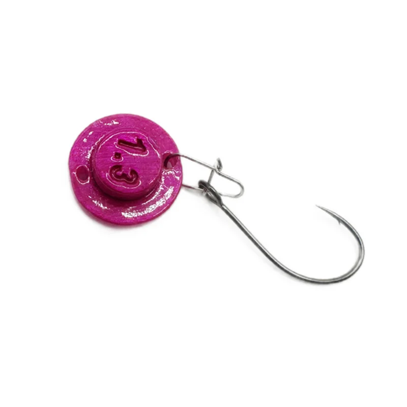 2Pcs1.3g Salmo Trout Bait Micro Sinking Fishing Spinner Lure Countbass Casting Spoon Single Hook Wobbler Mini VIB Pike Bass Bait view 3